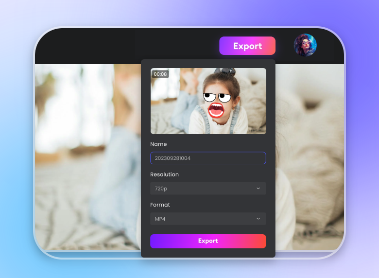 Step three to download this video with the right format