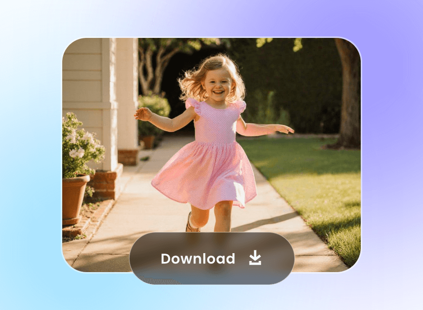 Step three to preview and download the photo after object removal