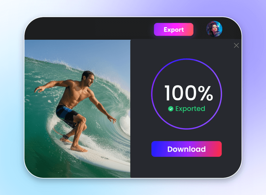 Step three to preview and download the video