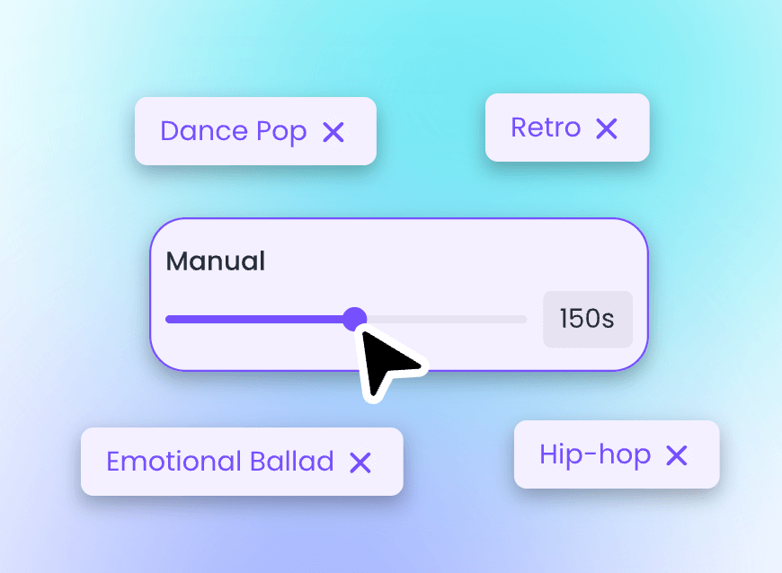 Step two adjust the custom options like style and duration
