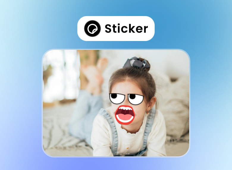 Step two to add stickers to this video