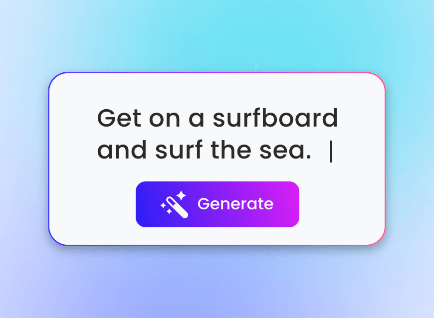 Step two to input video text prompt