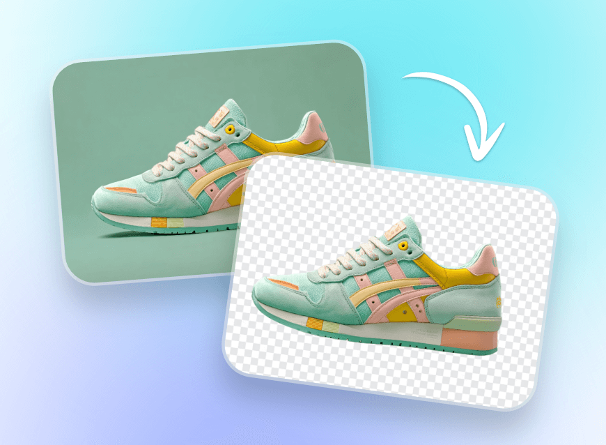 Step two to let ai process the background to make it transparent