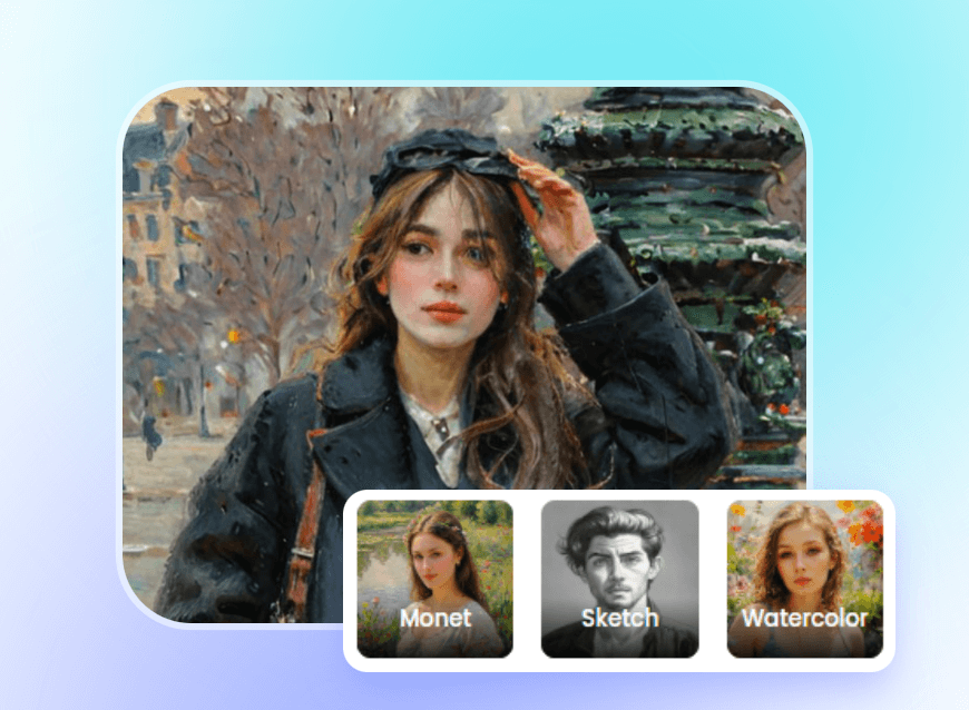 Step two to pick a painting style