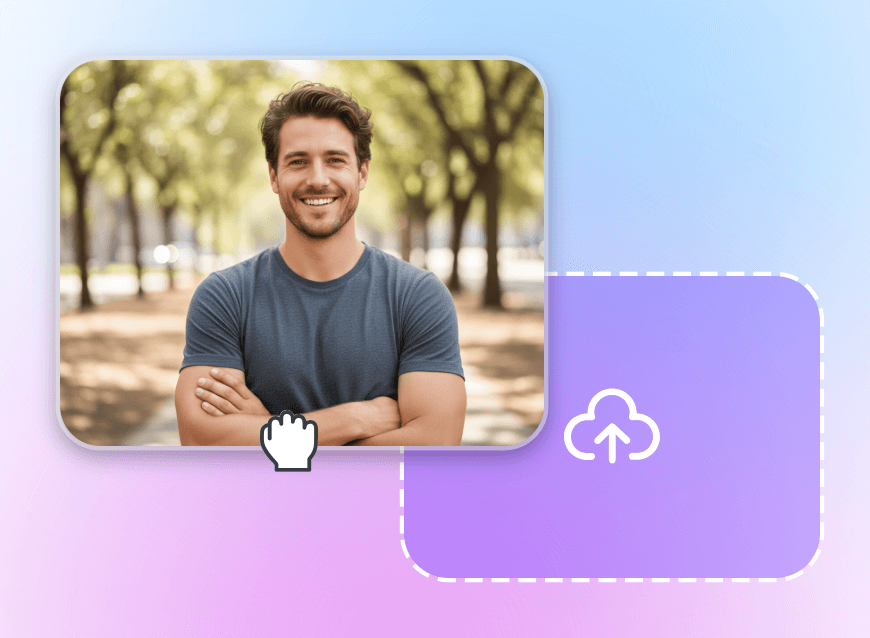Schritt 1 Ein Selfie im Clipfly-Zoomania-Video-Generator hochladen