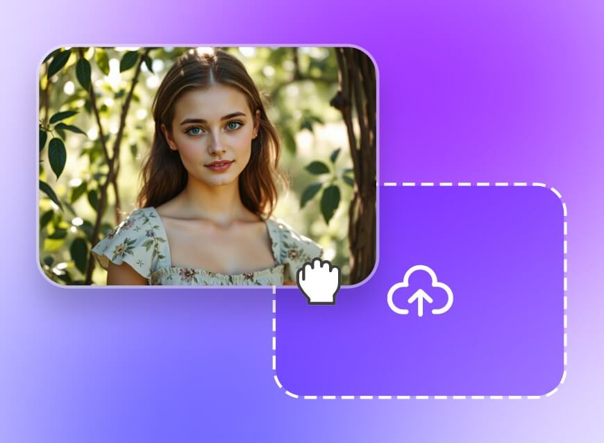 Step1 upload an image to clipfly