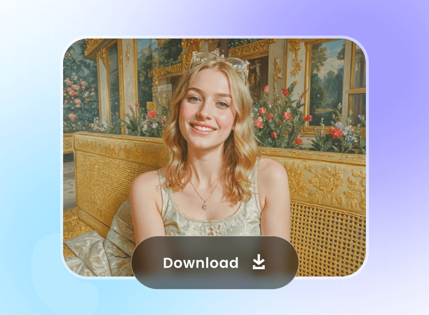 Step3 downlaod the artistic image without watermark