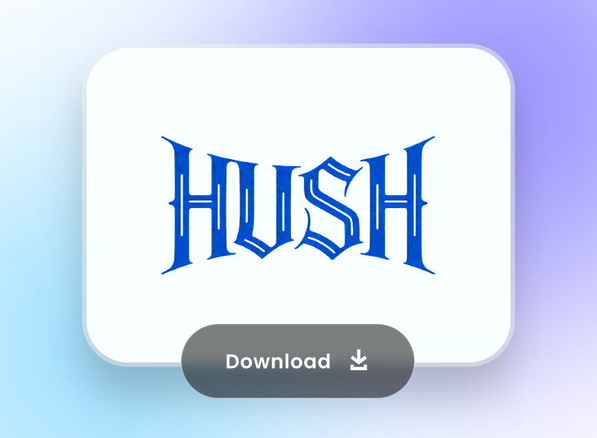 Step3 download the AI generated ambigram tattoo