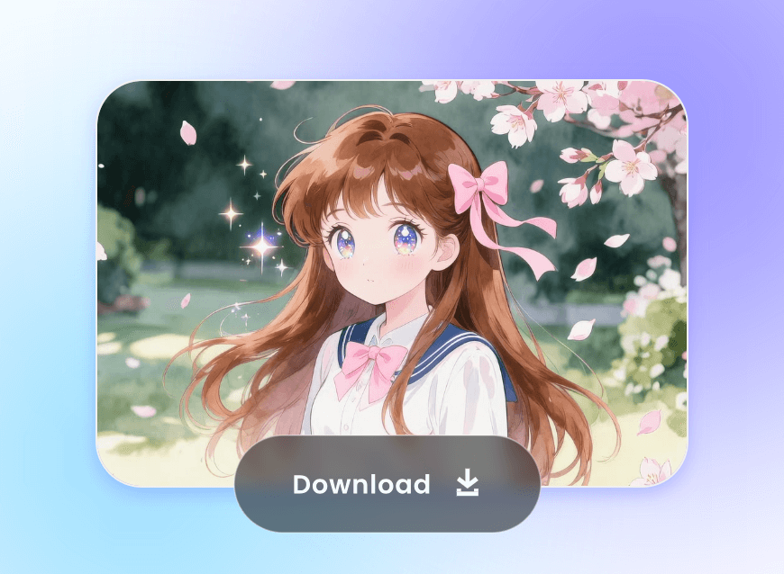 Step3 download the anime girl image for free