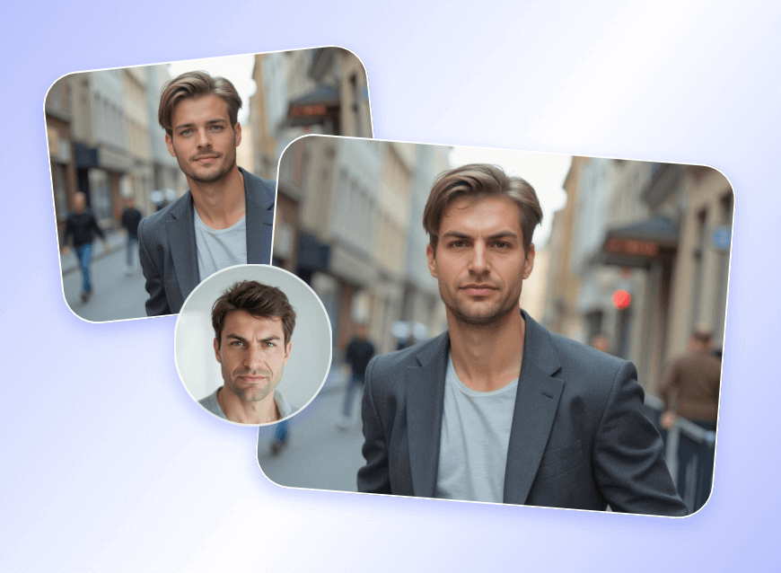 Swap the body with a meme image