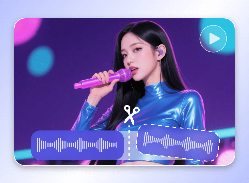 Trim the audio of a kpop song with clipfly
