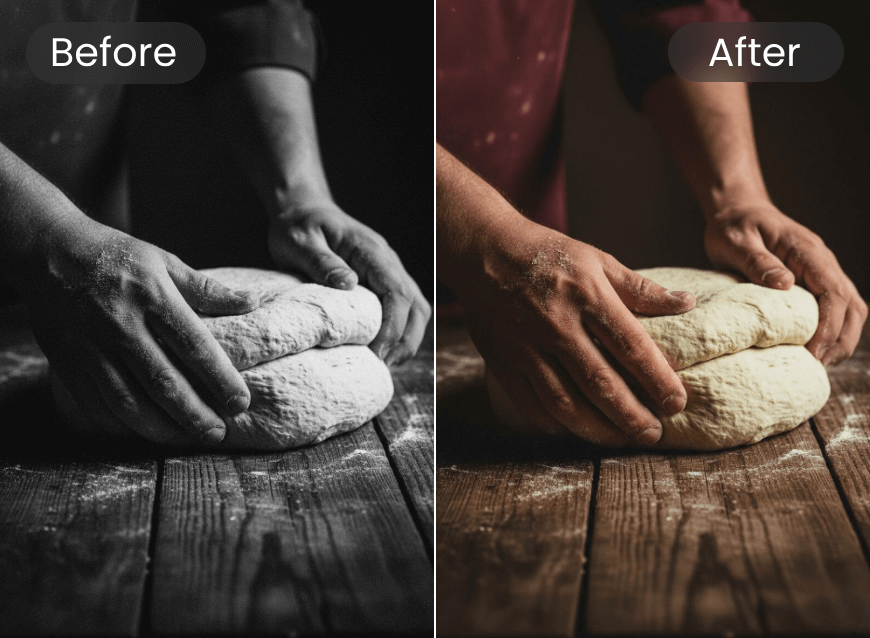 Turn a brand historical photo into color