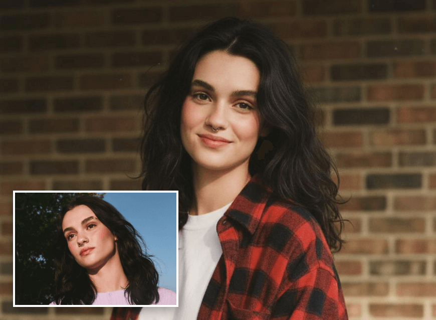 Turn a girl portrait photo into a vintage look