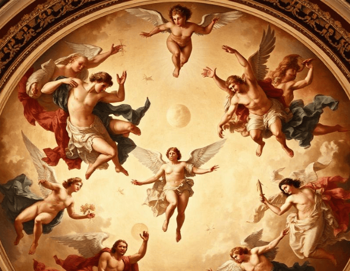 Turn a picture to fresco painting