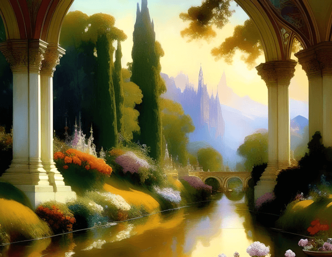 Turn a picture to oil painting