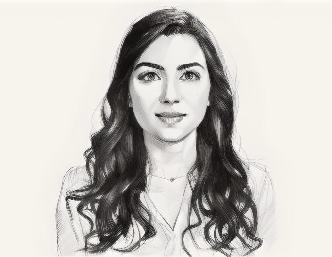 Turn a woman picture to sketch