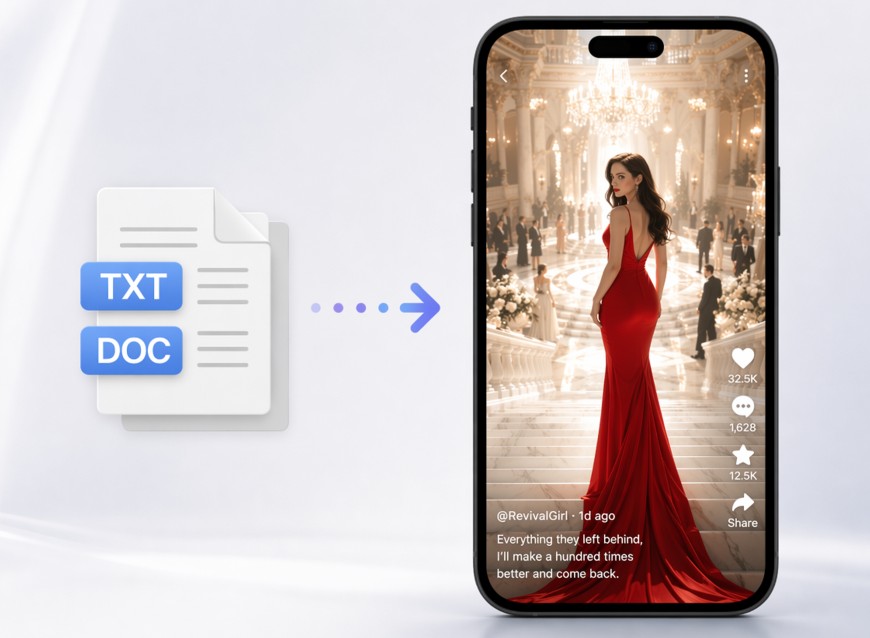 Turn web fictions to short drama with ai drama generator