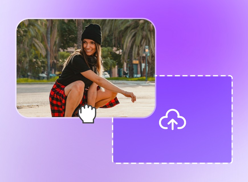 Upload a fashion girl video