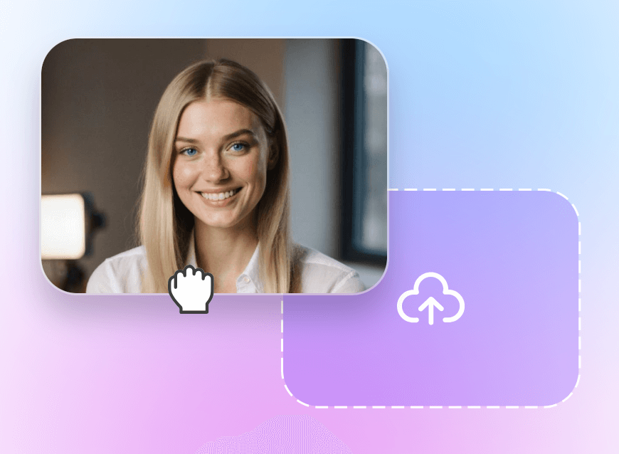 Subir una foto de retrato femenino