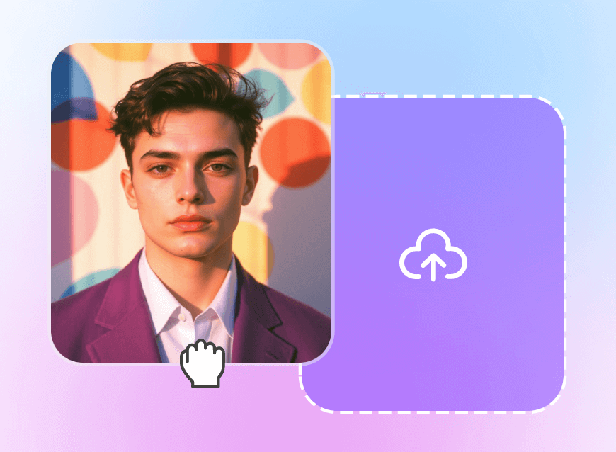 クリップフライにスーツを着たイケメンの男の子の写真をアップロードしてください
