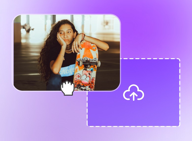 Upload a video of a girl to clipfly