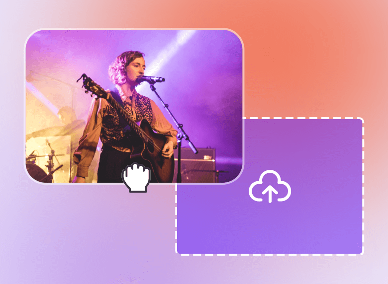 Upload a video of a lady singing live