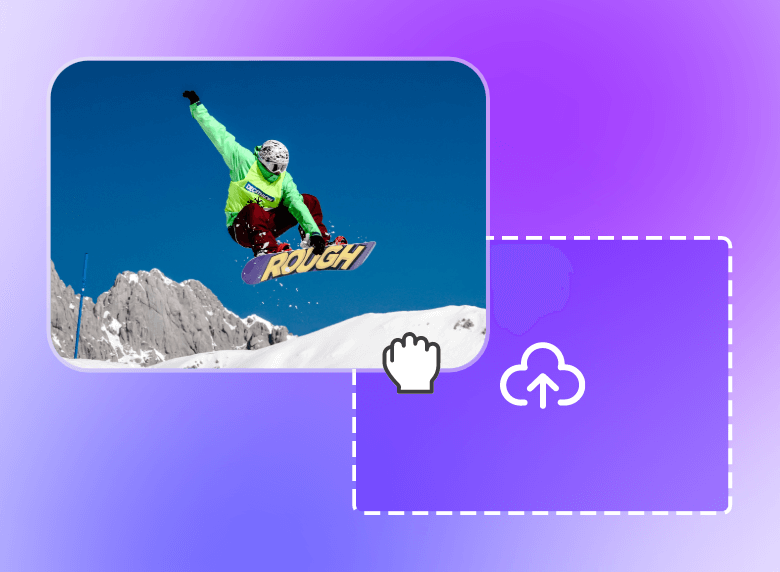Upload a video of a skier to clipfly
