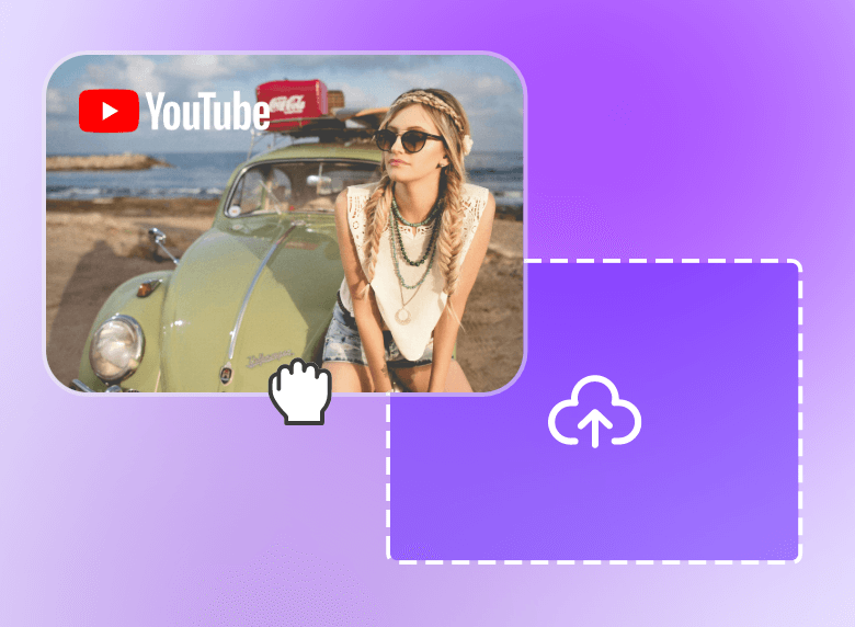 Upload a youtube video in clipfly