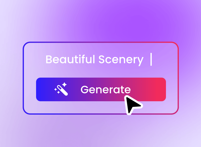 envie o texto e clique em gerar para criar o vídeo