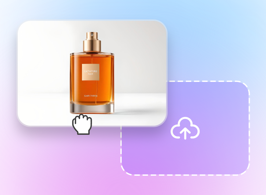 Upoload a perfume product picture