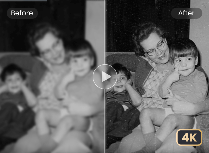 Upscale an old video to 4k