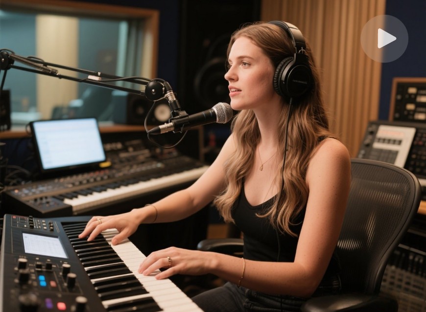 Use AI music generator for inspiration