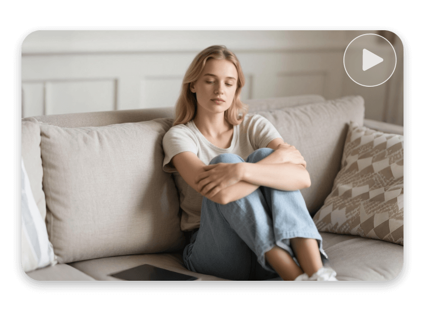 Use ai hugging to generate a video of hugging yourself for self healing and encouragement