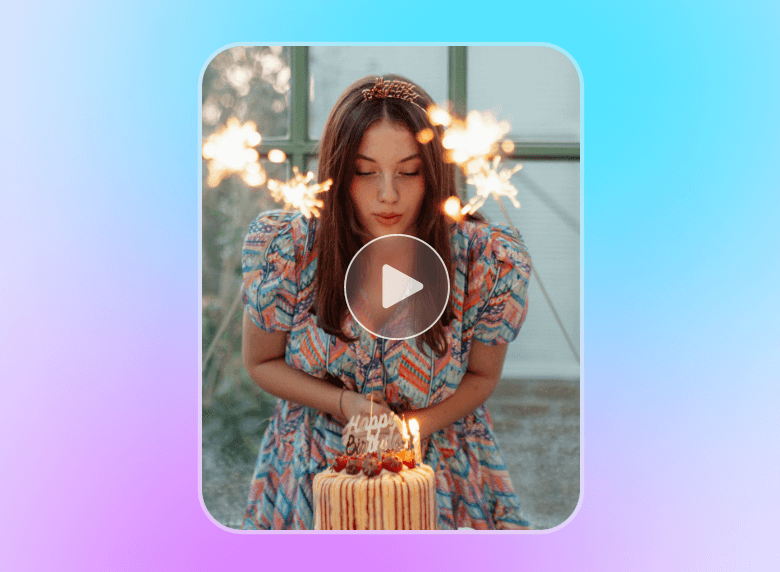 Use ai to generate a youtube shorts of a girl celebrating her birthday