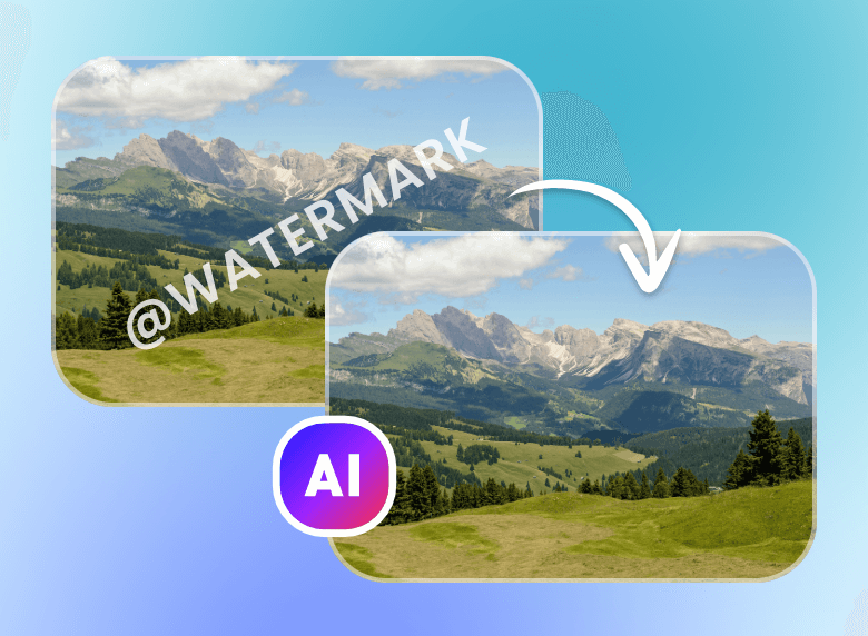 Use clipfly ai brush to paint the text area and remove the text from a video of a mount view