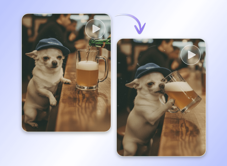Use clipfly ai video generator to turn image into video
