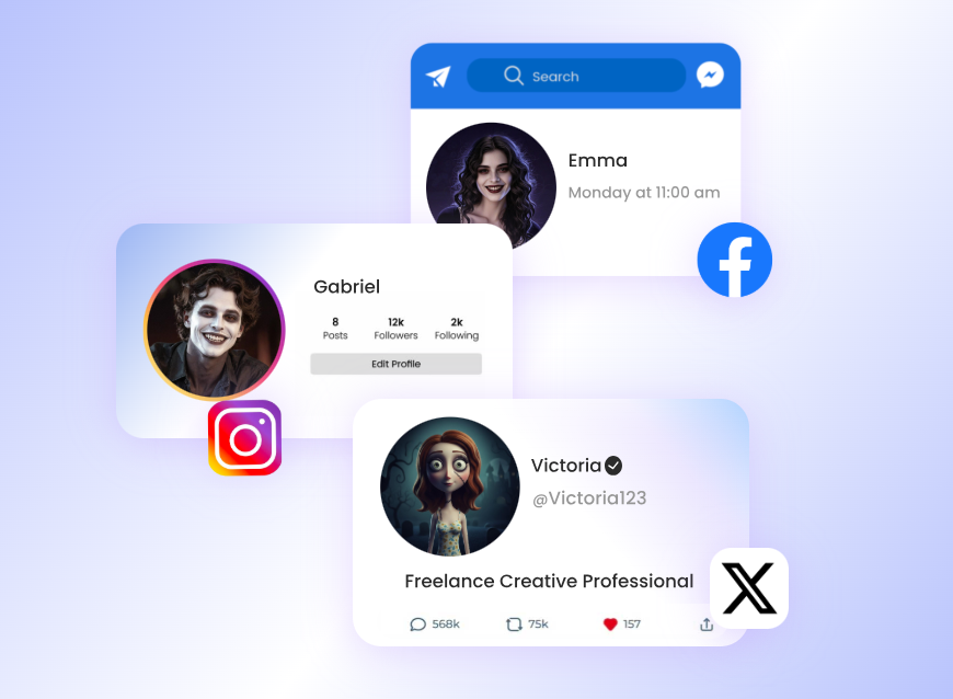 Utiliser le filtre Halloween IA de Clipfly pour créer un avatar stylé