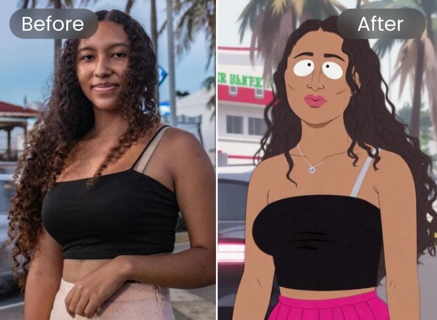 Use south park filter to make your image more fun