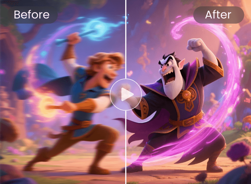 Use video frame interpolation tool to increase fps of game clip