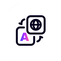 Multiple languages icon