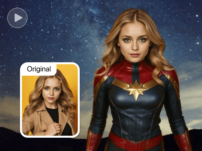 AI Captain Marvel Cosplay