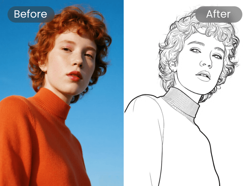 Featured image for clipfly photo to line drawing converter