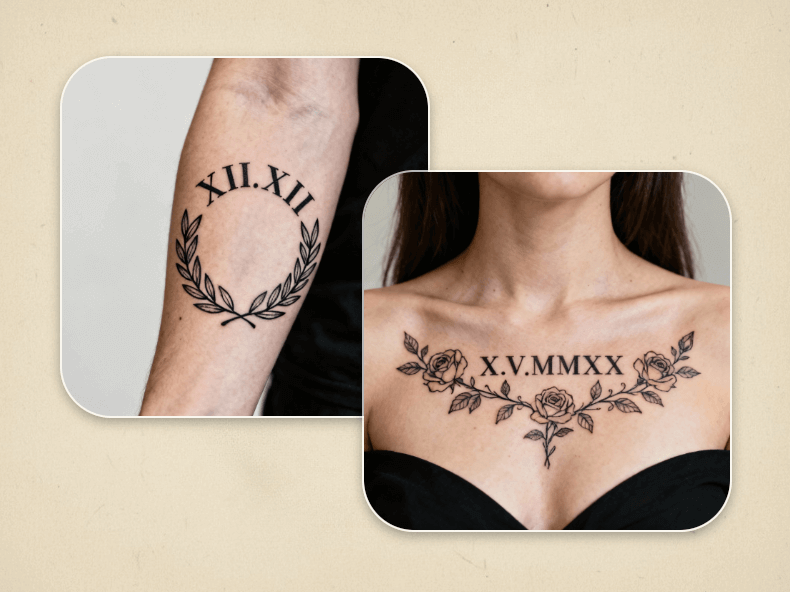 Roman Numeral Tattoo Generator