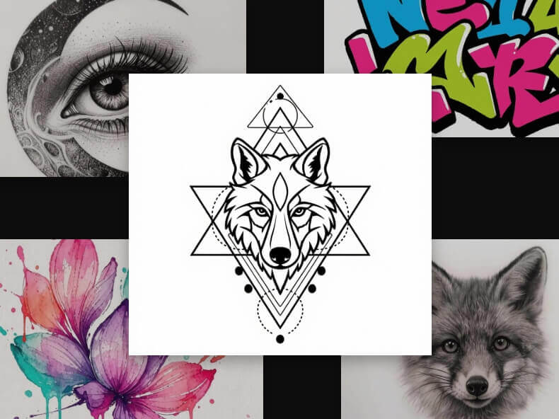 타투 도안 만들기