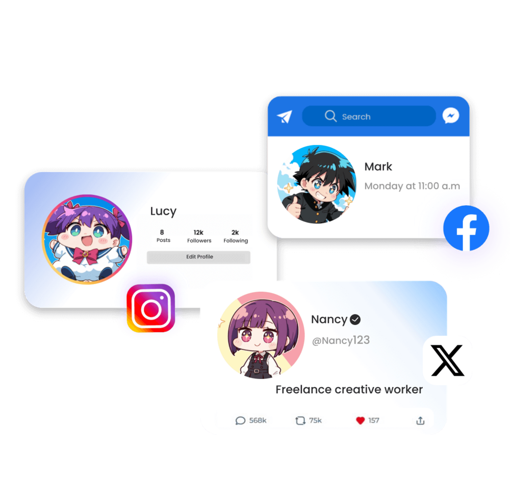 Free Chibi Maker Online: Customize Chibi Character with AI | Clipfly