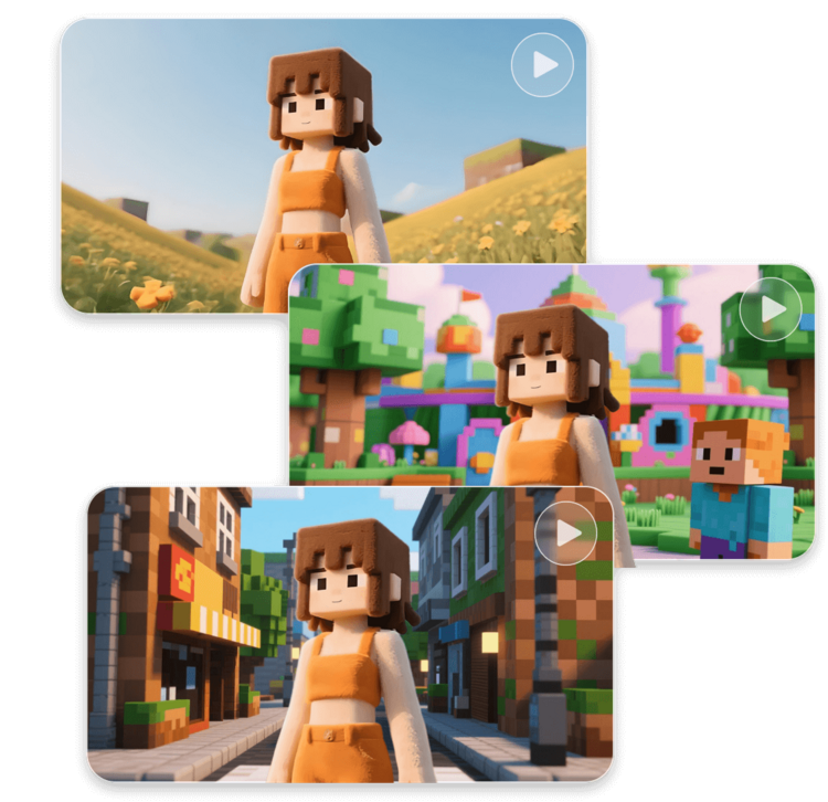 Minecraft Video Backdrop Free AI Minecraft Video Generator | Clipfly