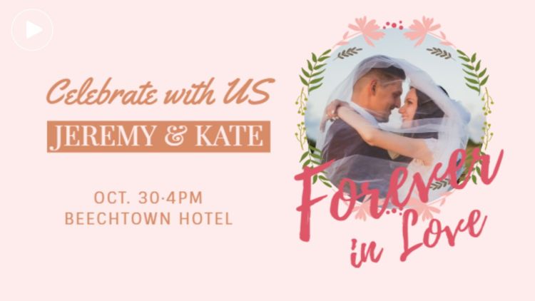 Video Invites Free Wedding Video Maker Online – No Watermark | Clipfly