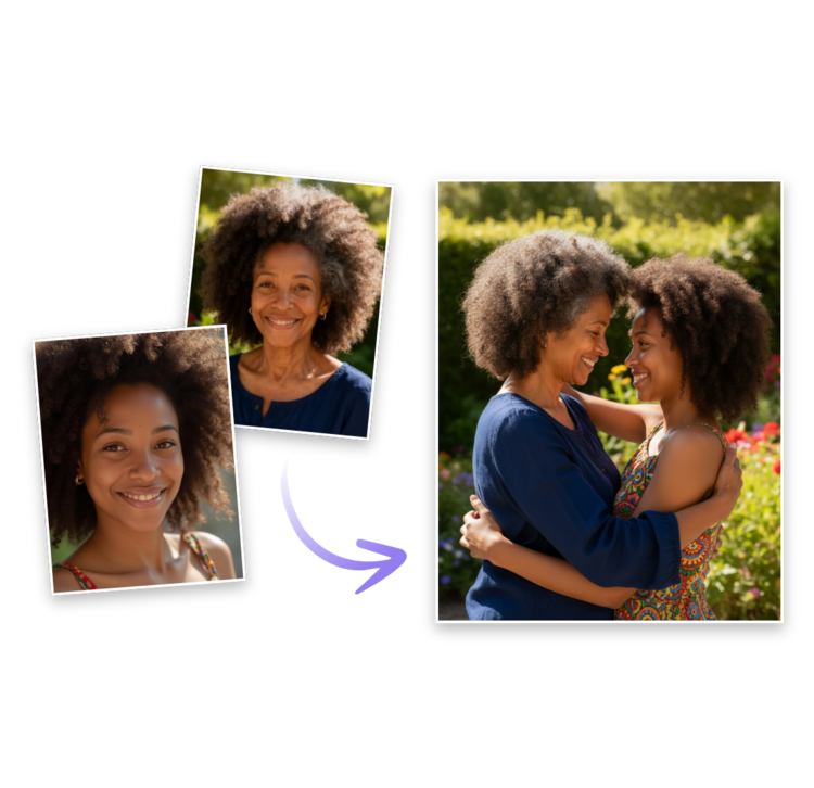 Hug My Younger Self with Gemini AI Online for Free Clipfly