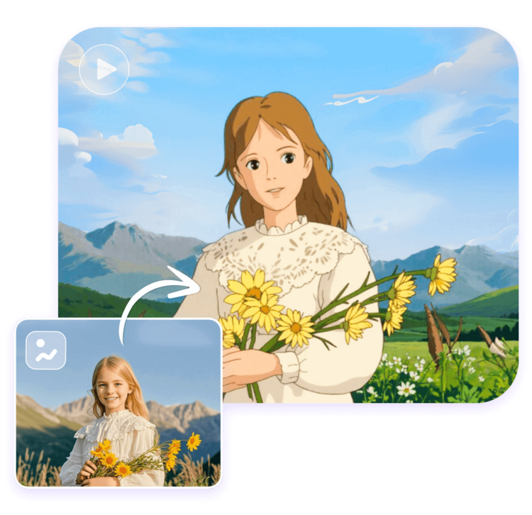 Free AI Ghibli Generator: Create Studio Ghibli Arts Online | Clipfly