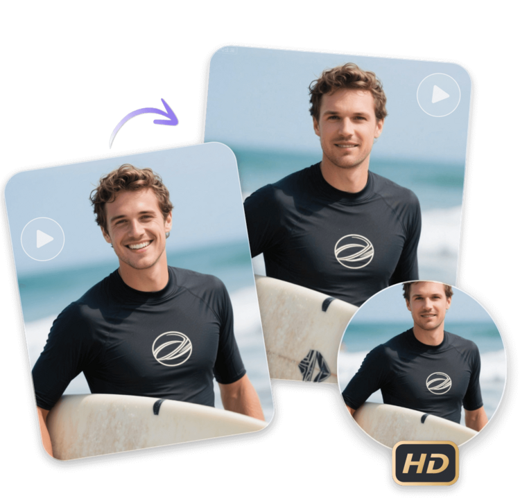 замена лица на видео